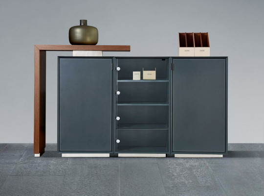 Sideboard Chest of drawers Wardrobe Console Sideboard Office furniture 221cm xxl