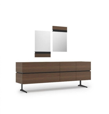 Sideboard with 2x Mirror Dining room Complete Furnishings Modern Design new