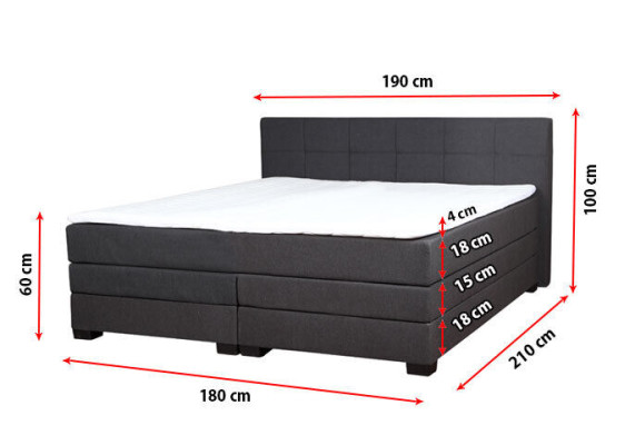 Vintage Boxspring Beds Upholstered bed Bed Wooden bed Hotel double marriage bed