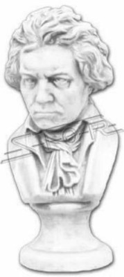 Beethoven Celebrity Bust Figure Sculpture Sculptures Figures Statues