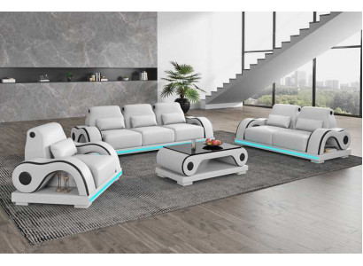 Couch set sofa set luxury complete e white leather sofa couch modern sofa