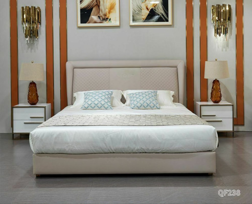 Bed 2x Group new Bedside table 3 pcs. Bedroom Set Design Modern Luxury