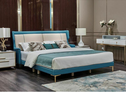 Bed Bedside table Bedroom Set Design Modern Luxury Beds Group