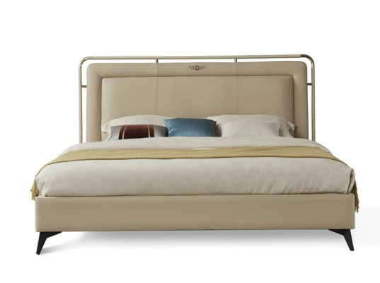 Bed Upholstery Design Luxury Double Hotel Beds Sleep Decoration Room Leather