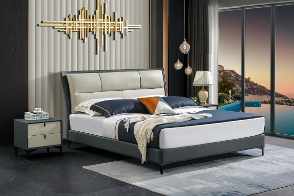 Bed Bedroom Sets Designer Luxury Beds Complete's Set 2x Bedside table