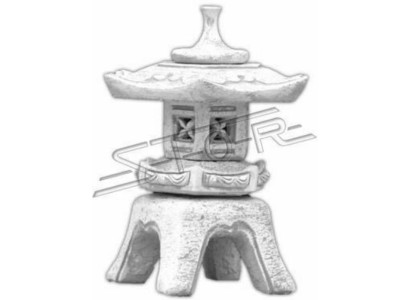 Flower Decoration Japanese Garden House Statue Figure Decoration