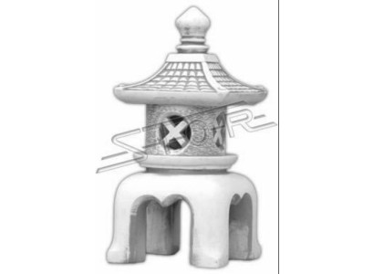 Flower Decoration Japanese Garden House Statue White Figure Decorative