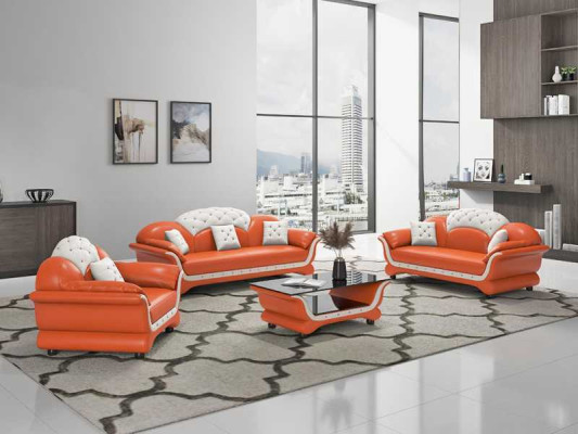 Sofa set sofa set leather sofa sofa complete e 3-piece sofas black