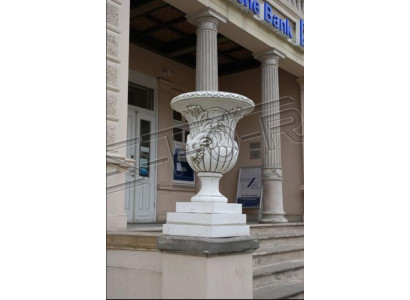 Flower vase flowers box garden decoration stone decoration antique style flowers