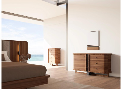 Braun Chest of drawers Bedroom Complete Modern Mirror Design Furniture
