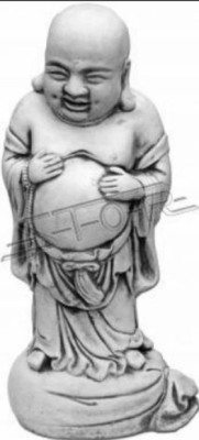 Buddha figure sculpture in stone effect. Large sculpture for garden decorative