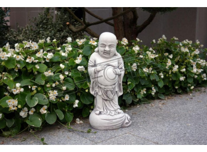 Buddha figure sculpture in stone effect. Large sculpture for garden decorative