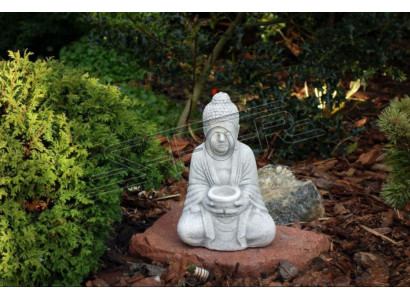 Buddha sculpture in stone effect. Large sculpture for garden
