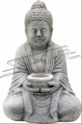 Buddha sculpture in stone effect. Large sculpture for garden