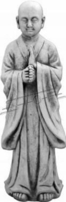 Buddha sculpture in stone effect. Large decorative sculpture for garden figure