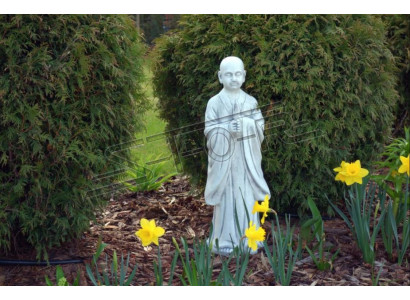 Buddha sculpture in stone effect. Large decorative sculpture for garden figure