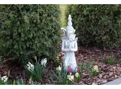 Buddha sculpture in stone effect. Large figure sculpture for garden decorative