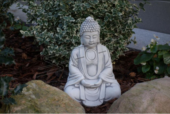 Buddha sculpture in stone effect. Large sculpture for garden figure decorative