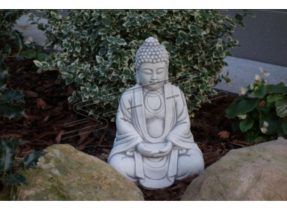 Buddha sculpture in stone effect. Large sculpture for garden figure decorative