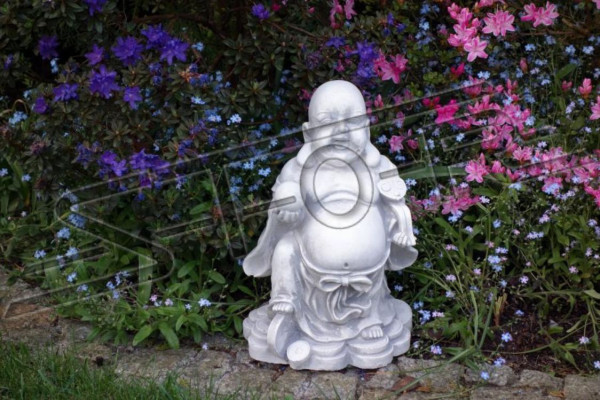 Buddha Statue Statues Sculptures Figure Decoration Garden Silver Patio