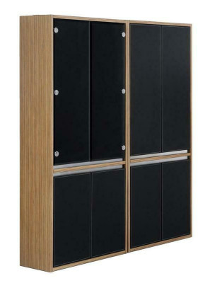 Office File Shelf Wardrobe Wood Shelves Cabinets Decoration Office Office Universal