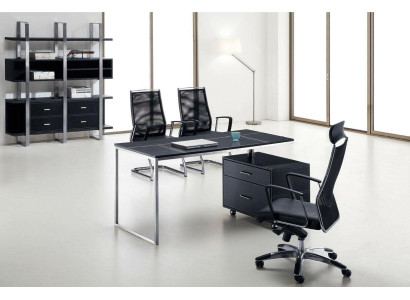 Office Furnishings Set 2pcs. Suite Desk Wall shelf Table shelves