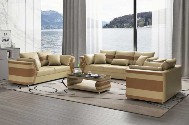 Red sofa set, sofa set, leather sofa, sofa complete and 3-piece sofa set