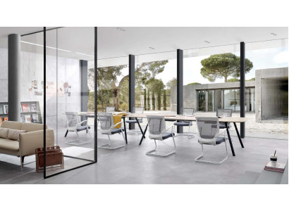 Office Furniture Tables Meeting & Conference tables Table 6x armchair
