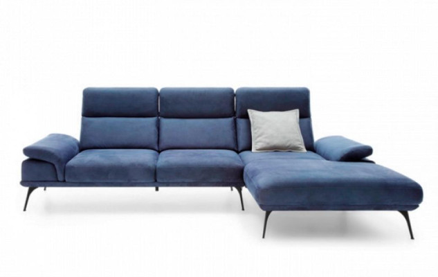 Corner sofa Corner suite fabric sofa Blue L-shape upholstered sofa Sofa Fabric Couch