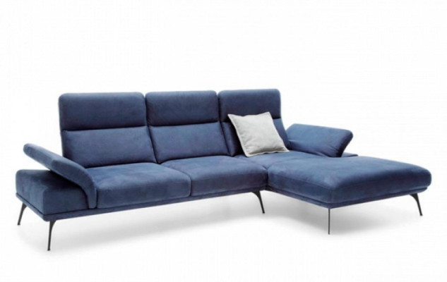 Corner sofa Corner suite fabric sofa Blue L-shape upholstered sofa Sofa Fabric Couch