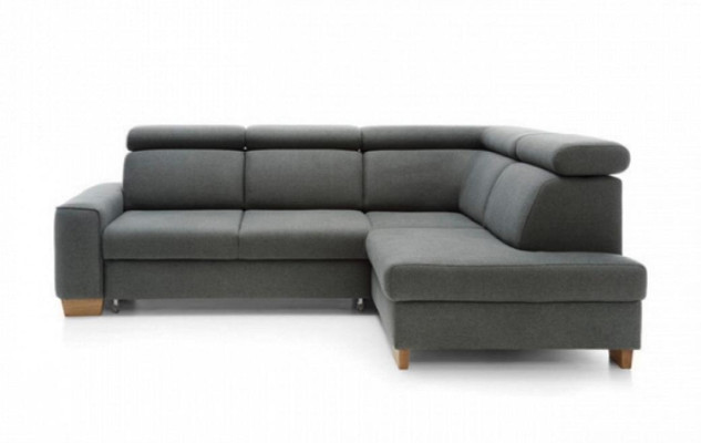Corner suite Corner sofa L-shape Fabric sofa Couch Sofa Gray Upholstered sofa Seat