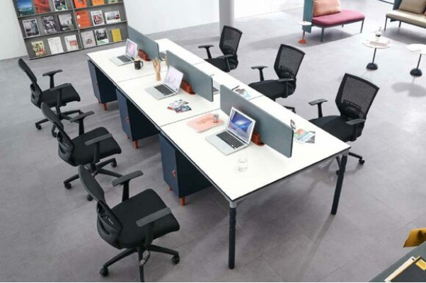 Office desk Counter 2 People Table Workplace 2 Chairs Design Table