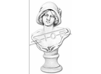 Bust Woman Antique Style Antiquity 40cm Stone Figure Sculpture Sculptures