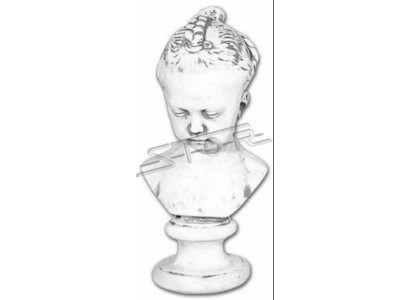 Bust Child Antique Style Antiquity 43cm Stone Figure Sculpture Sculptures