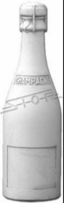 Champagne Figure Sculpture Fguren Statue Bottle Sparkling Wine Design Garden Decoration