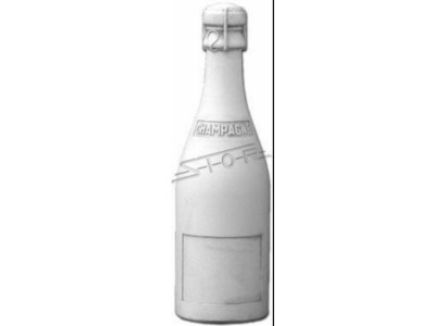 Champagne Figure Sculpture Fguren Statue Bottle Sparkling Wine Design Garden Decoration