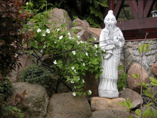 Chinese Confucius Figure Statue Figures Sculpture Garden