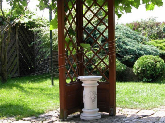 Decoration Column Columns Stone Antique Style Roman Flower Stand White Stand