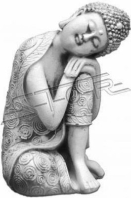 Decorative Buddha sculpture in stone effect. Large sculpture for garden figure