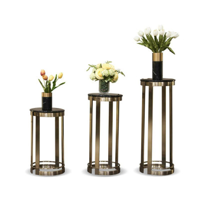 Design flower stand flower stand stand stainless steel flower pot stand