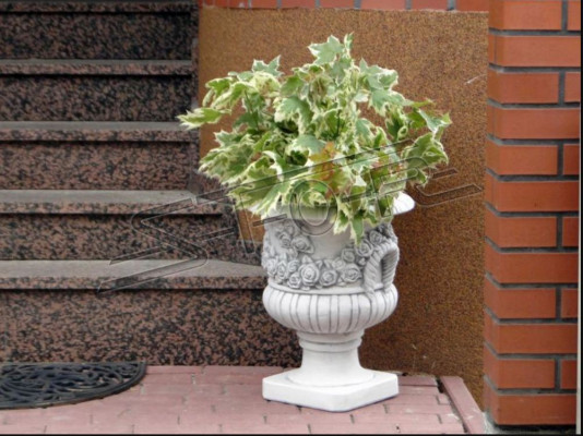 Design flower pot decoration top plant pot vessel figure pots face sculpture