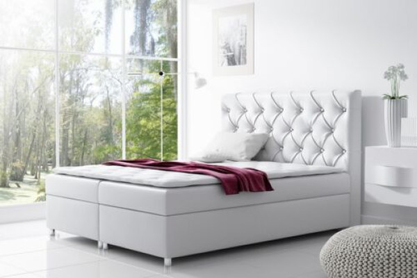 Chesterfield Bed Modern Box Spring Bed Double bed Upholstered bed Beds 200x200 new