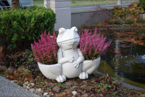 Design flower pot top plant pot vessel pots figure face sculpture
