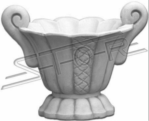 Design flower pot top plant decorative bucket vessel figure pots face sculpture