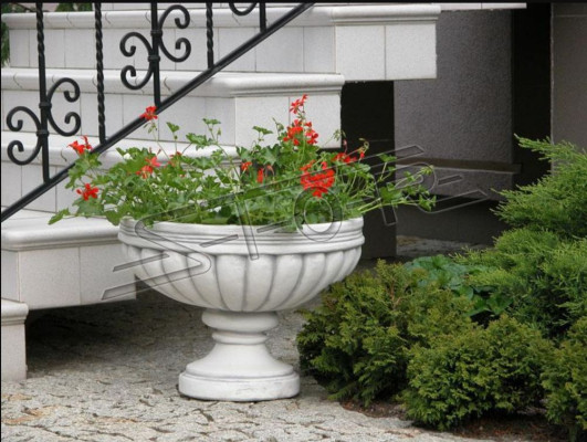 Design flower pot top plant decorative bucket vessel pots figure face sculpture