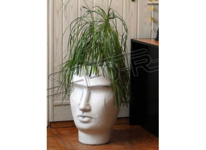 Design flower pot top plant pot vessel decorative figure pots face sculpture