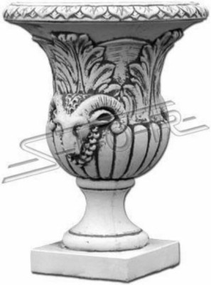 Design flower pot top plant pot vessel pots figure face sculpture