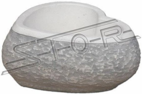 Design flower pot top plant pot vessel pots figure heart sculpture