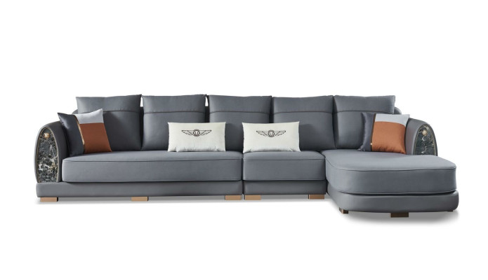 Design Corner sofa Couch Upholstery Leather Corner Suite Sofa Seat Corner