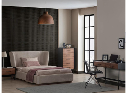 Design Complete 4-piece Bedroom Bed Bedside table Modern Chest of drawers new